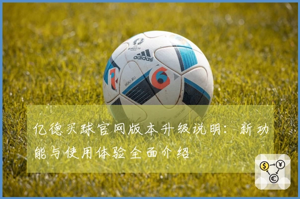 亿德买球官网版本升级说明：新功能与使用体验全面介绍